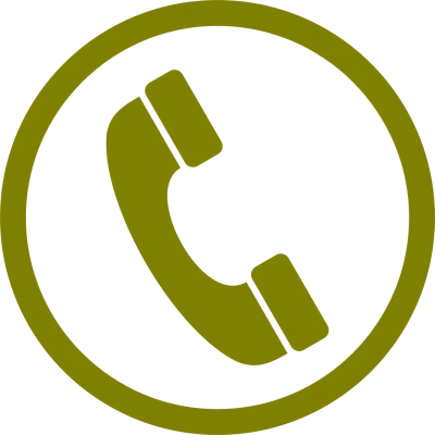 Yellow Circle Phone Call Icon Free Download
