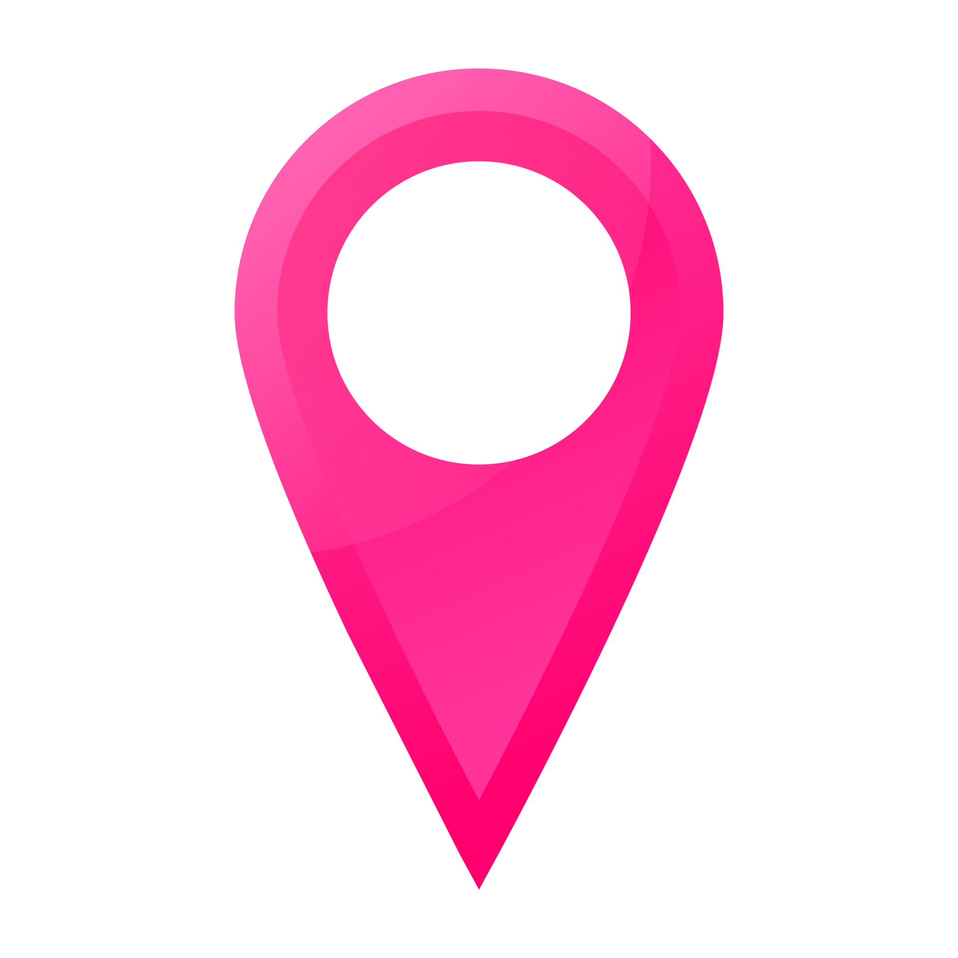 Pink Gradient Location Pin Clipart Free