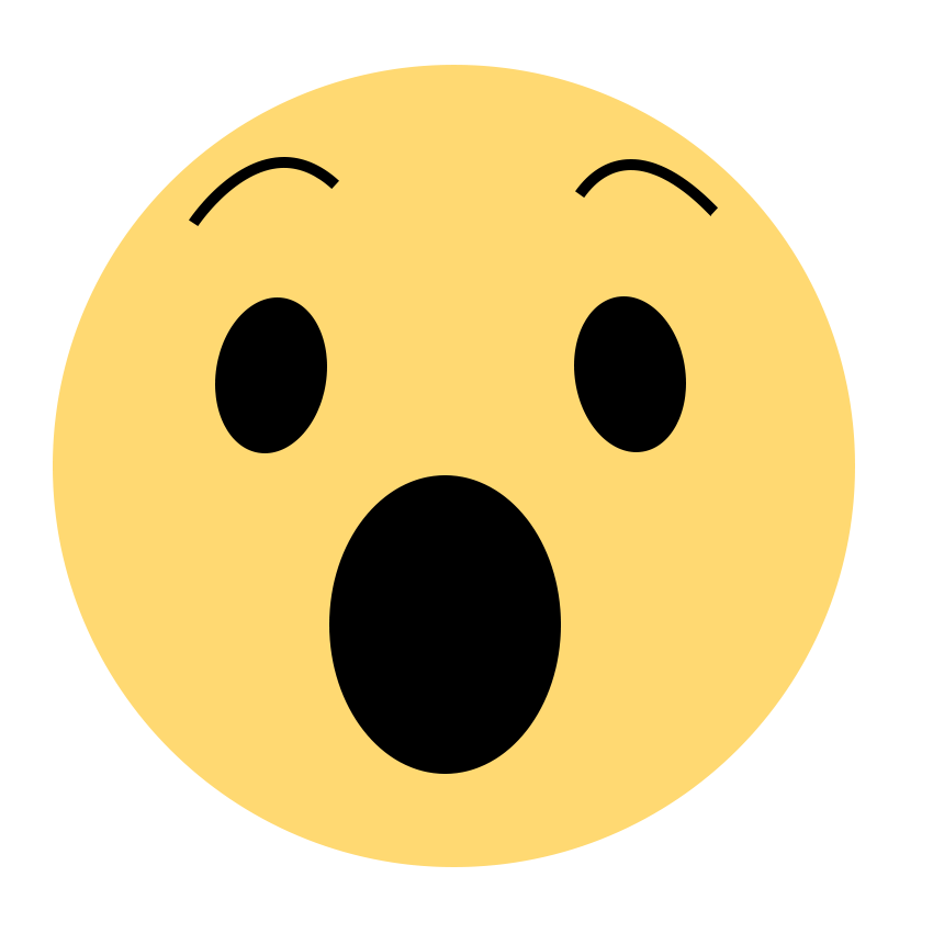 Shocked Face Emoji Surprise Expression Free