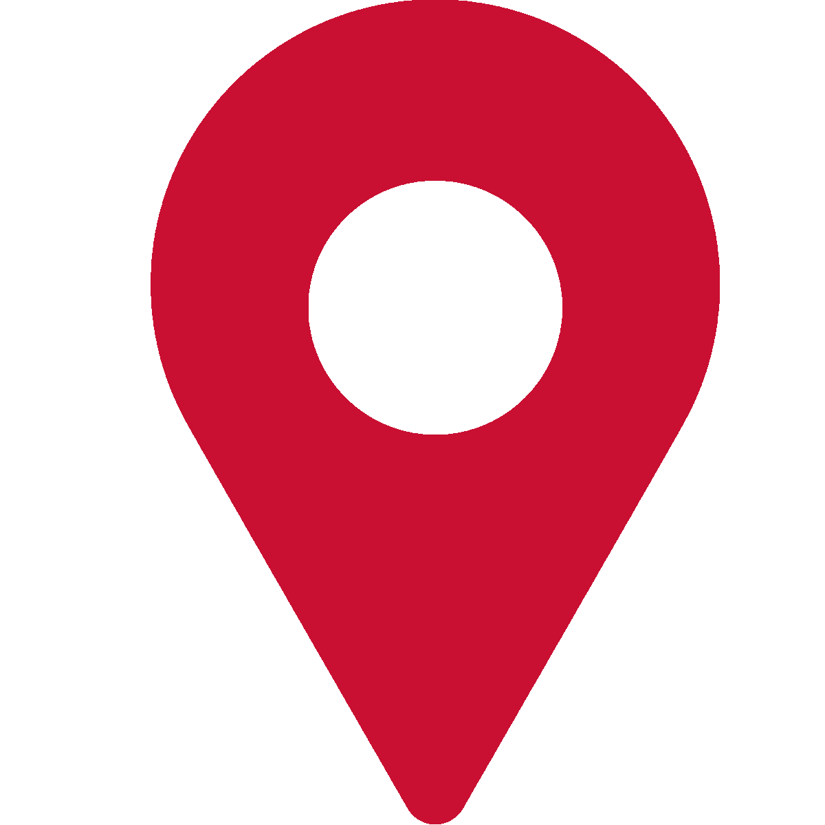 Red Map Pin Round Top Free Clipart