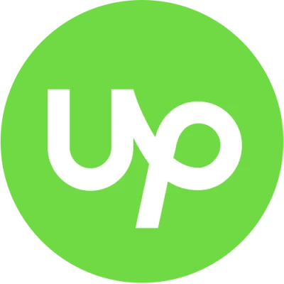 Upwork Green Circle Logo Icon PNG