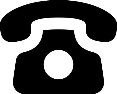 Solid Black Old Telephone Icon Free Clipart
