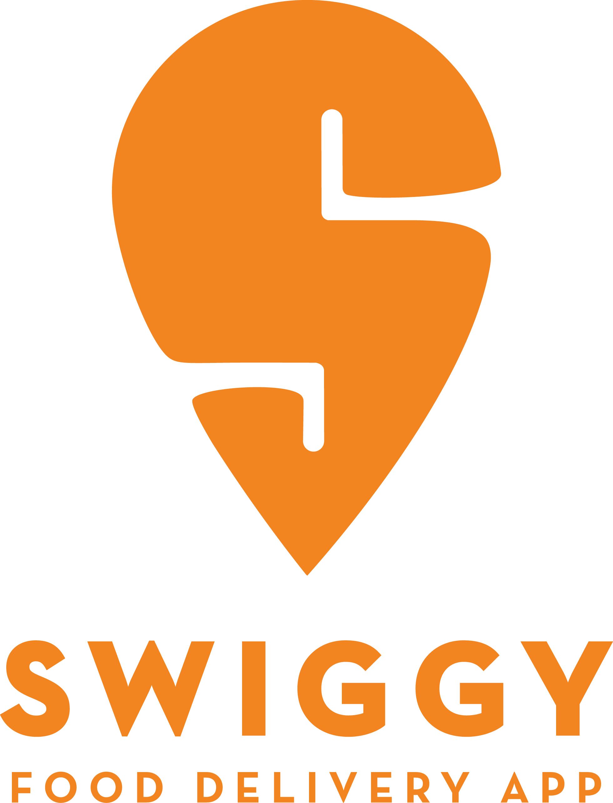 Swiggy Orange Pin Logo Free Download