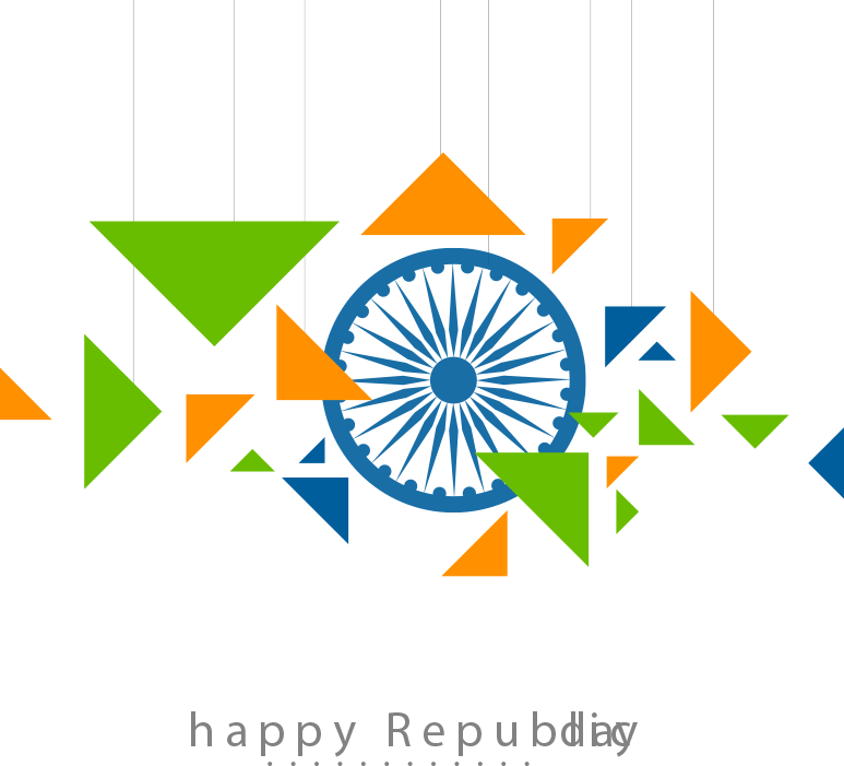 Republic Day India Ashoka Chakra Design