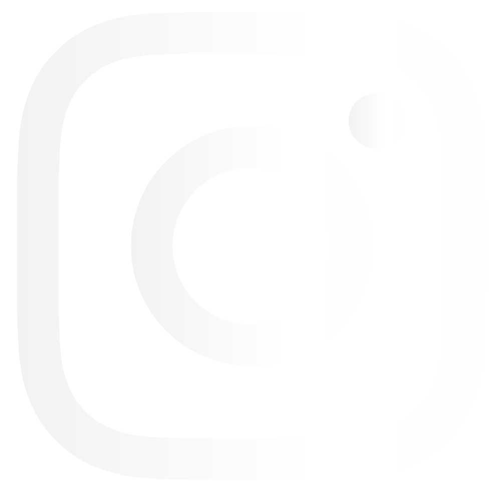 Instagram White Outline Icon On Black