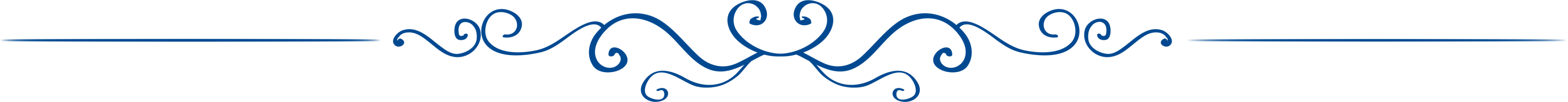 Blue Swirl Divider Text Separator Free