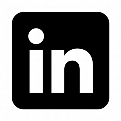 LinkedIn Black Square Logo Icon Free