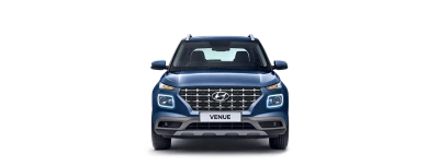 Hyundai Venue Blue SUV Free PNG