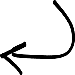 Hand Drawn Curved Arrow Free PNG