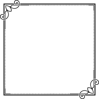 Square Vintage Border Frame Free PNG