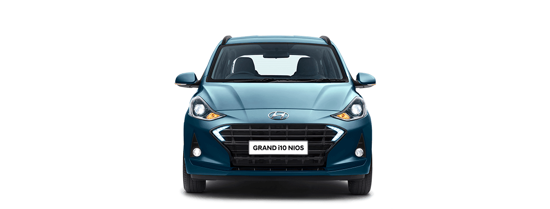 Hyundai Grand i10 Nios Teal Free PNG