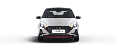 Hyundai i20 N Line Silver Free PNG