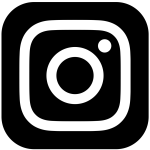 Instagram Icon Black and White Free PNG