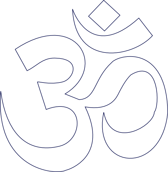 Om Symbol White Spiritual Free Download