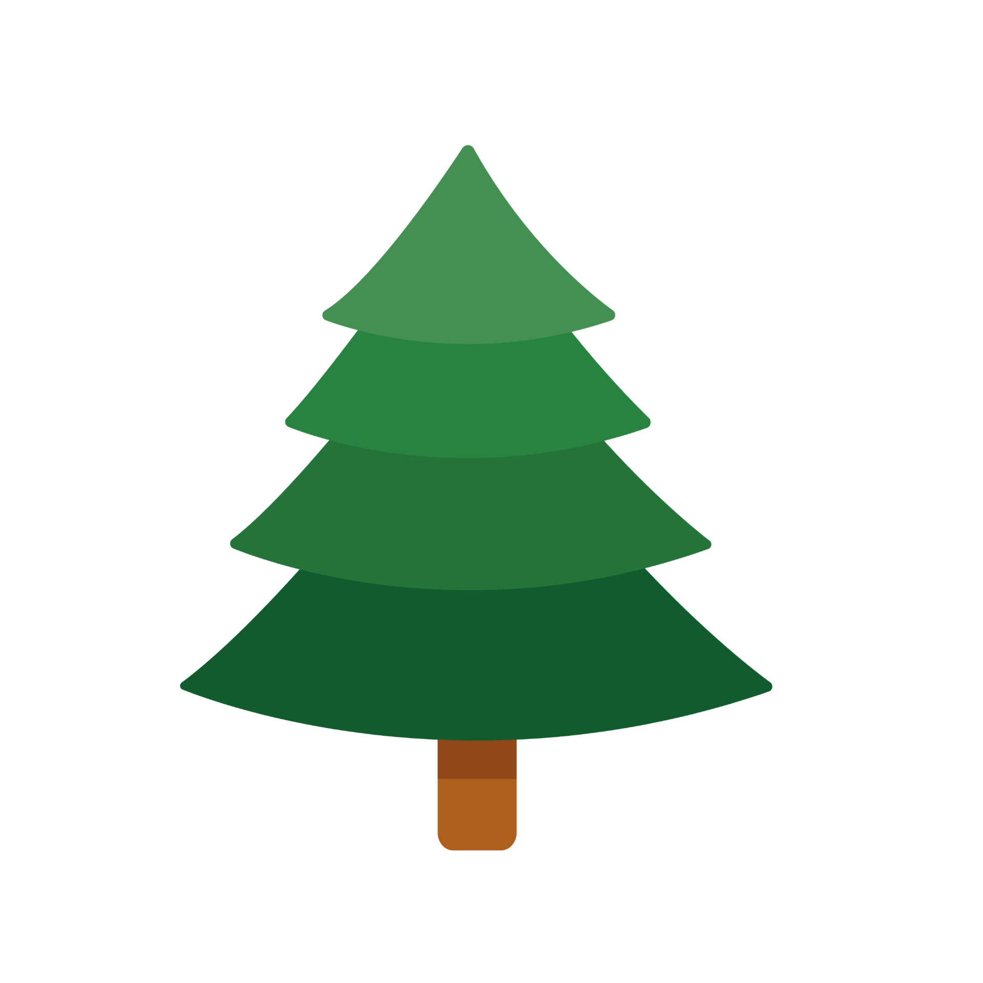 Christmas Tree Flat Green Free Download