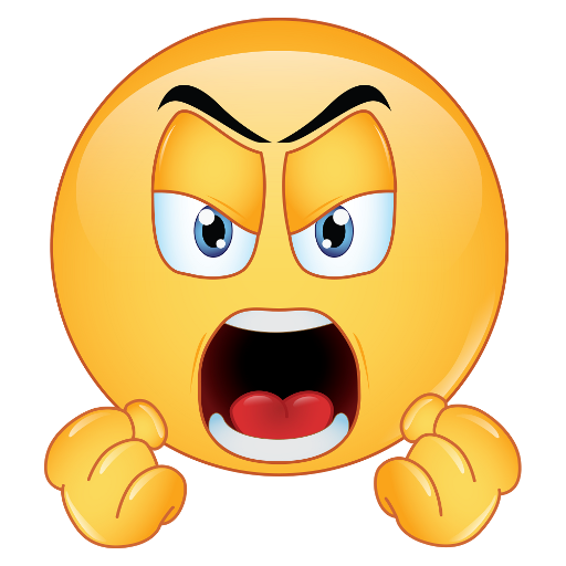 Angry Face Emoji Clipart