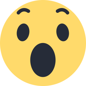 Shocked Face Emoji Free PNG