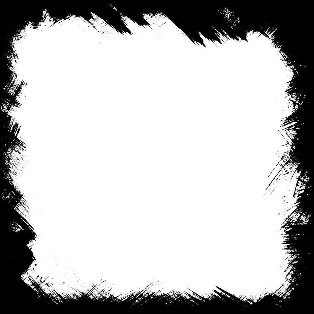 Black Grunge Border Frame Clipart