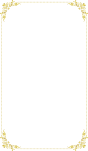 Gold Floral Corner Frame Clipart