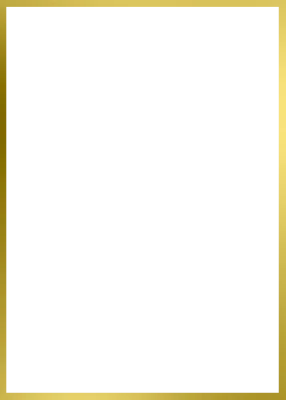 Plain Gold Photo Frame PNG Image