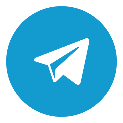 Telegram Blue Circle Logo Free Download