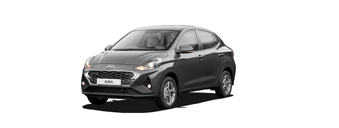 Hyundai Aura Grey Sedan Free PNG