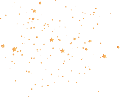 Golden Confetti Stars Overlay Free PNG