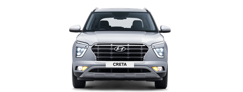 Hyundai Creta Silver SUV Free PNG