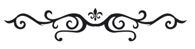 Black Floral Divider Fancy Free PNG