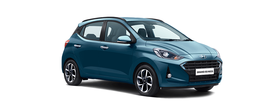Hyundai Grand i10 Nios Blue Free PNG