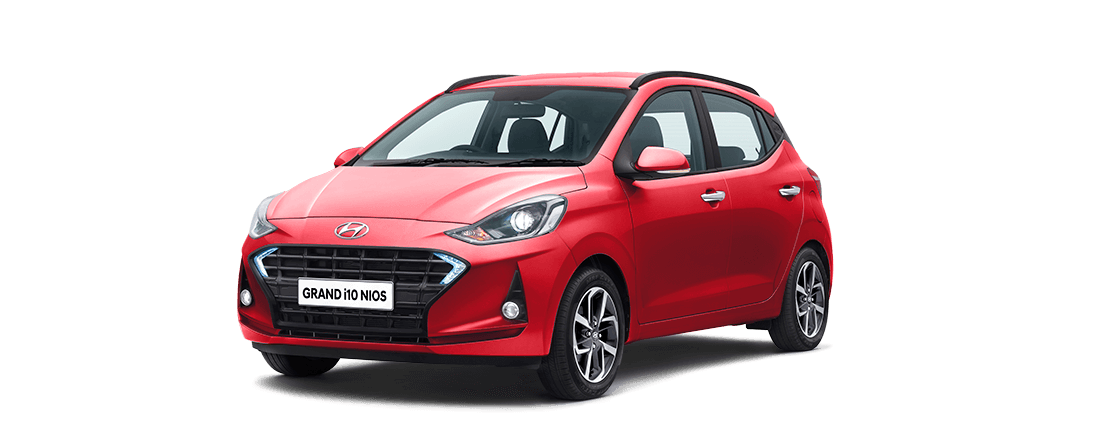 Hyundai Grand i10 Nios Red Front Free PNG