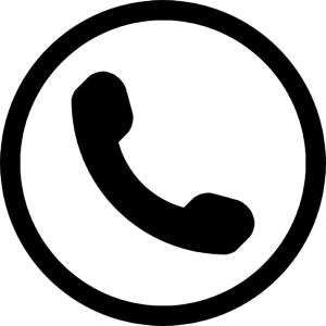 Solid Black Phone Call Icon Free PNG