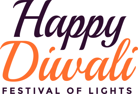 Happy Diwali Festival of Lights Typography PNG