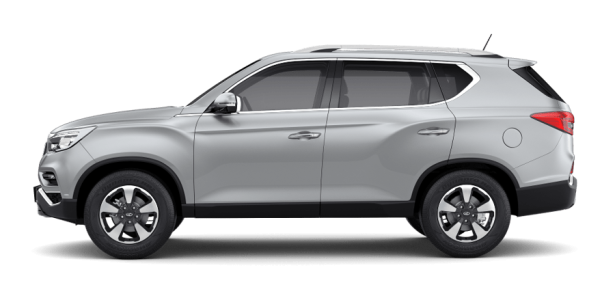 SsangYong Rexton Silver SUV PNG Image