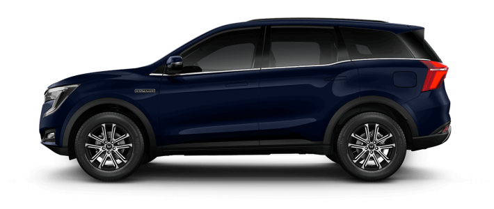Mahindra XUV700 Dark Blue SUV Free PNG