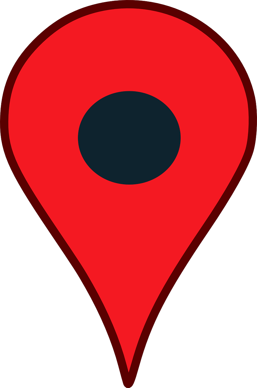 Red Map Location Pin Icon PNG