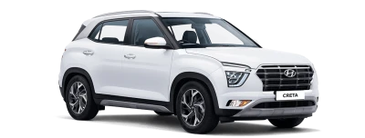 Hyundai Creta White SUV PNG Image