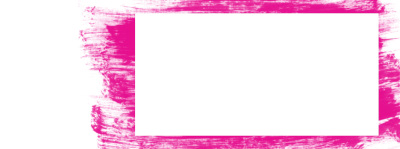 Pink Paint Brush Stroke Frame PNG