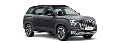 Hyundai Alcazar Dark Grey SUV Free PNG