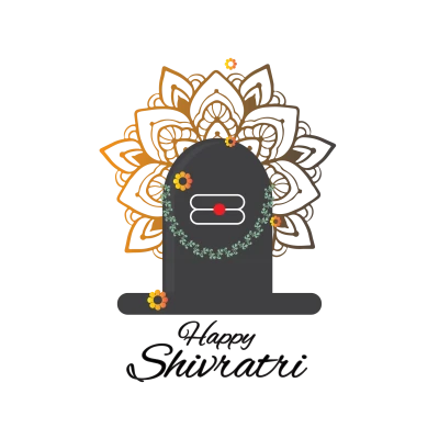 Happy Shivratri Shiva Lingam Clipart