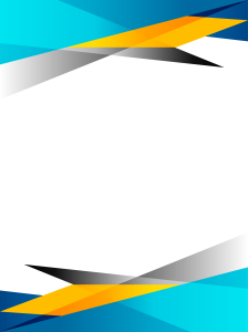 Blue and Yellow Abstract Header Background