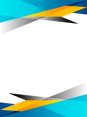 Blue and Yellow Abstract Header Background