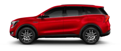Mahindra XUV700 Red Side View PNG