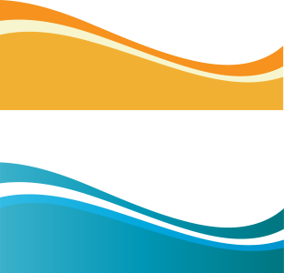 Abstract Wave Footer Background PNG