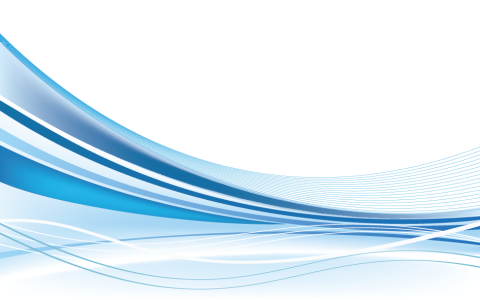 Smooth Blue Wave Lines Free PNG