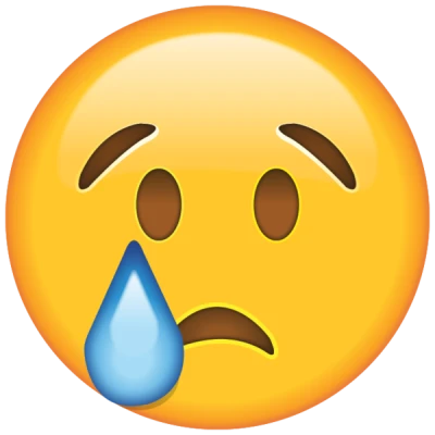 Sad Crying Face Emoji Free Download
