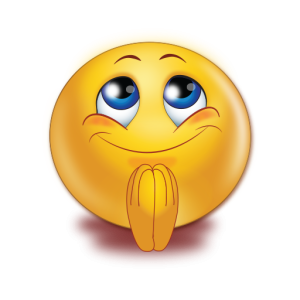 Pleading Face Emoji Transparent Background