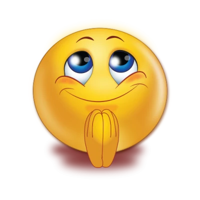 Pleading Face Emoji Transparent Background