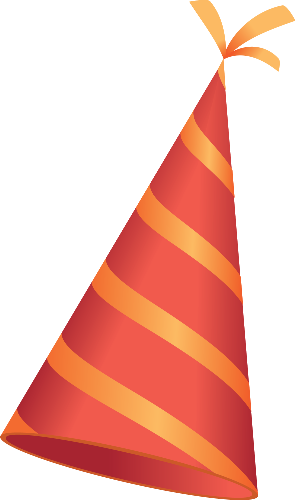 Red Striped Party Hat Free Download