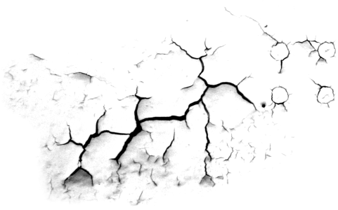 Black Wall Crack Texture Overlay Free PNG